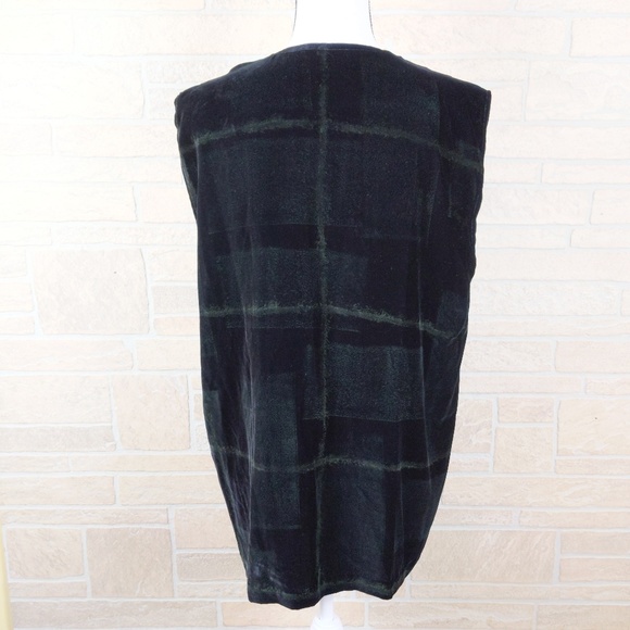 RARE Juliette Ozouf Drape Vest Velvet Paris - Picture 2 of 7